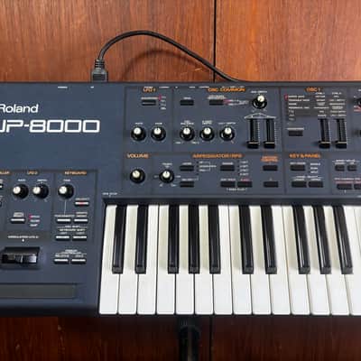 Roland JP-8000 Analog Modeling Synthesizer New internal battery and condenser image 2
