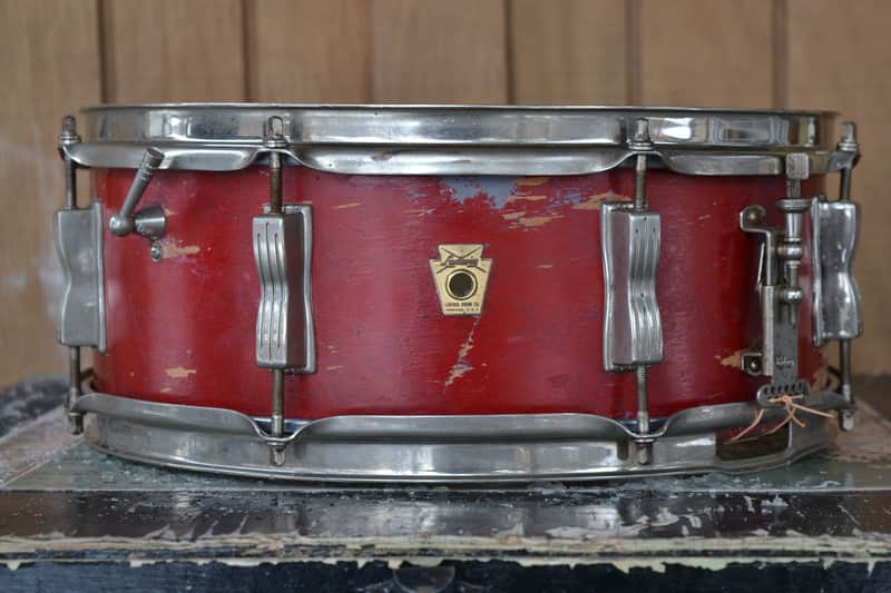 Ludwig No. 908 Jazz Festival 5x14" 8-Lug Snare Drum 1960 - 1969 image 2