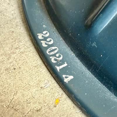 Jensen P12-N 12” 8 ohm Alnico guitar speaker 1962 teal Green original vintage USA fender P-12N image 4