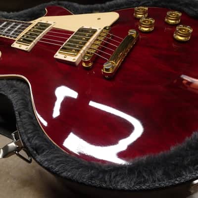 Gibson Les Paul Standard 1998 -100% Original-Outstanding-Limited Edition-Gold hardware Red Wine Cherry image 13