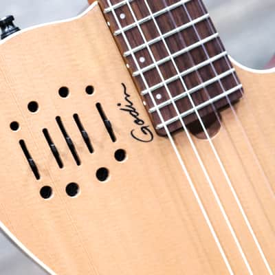 Godin Multiac Nylon Encore Natural SG "B-Stock" Electro-Classical Guitar w/Bag image 5