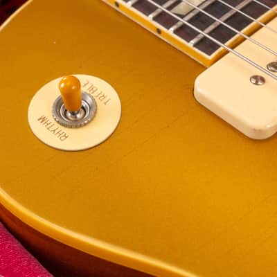 Gibson Custom Shop 1956 Les Paul Goldtop Reissue Murphy Lab Ultra Light Aged Electric Guitar, Rosewood Fingerboard, Double Gold image 8