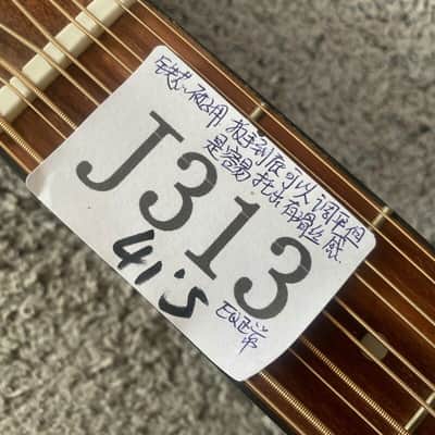 Natural 10 String Acoustic Electric Guitar, Spruce Top, Mahogany Body, Rosewood Fingerboard image 6