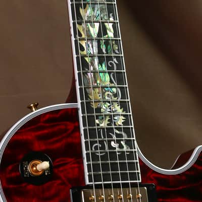 Gibson Les Paul China Dragon Masterpiece Custom Electric Guitar Quilted Maple Fire Tiger image 9