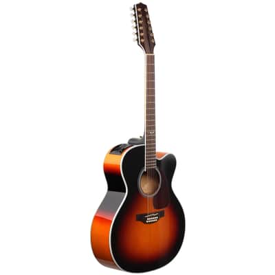 Takamine GJ72CE Jumbo Cutaway Acoustic-Electric Guitar, 12-String, Brown Sunburst, Open Box (Very Good) image 2