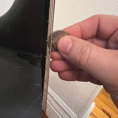 1934 Harmony Parlor Acoustic Guitar Sunburst image 6