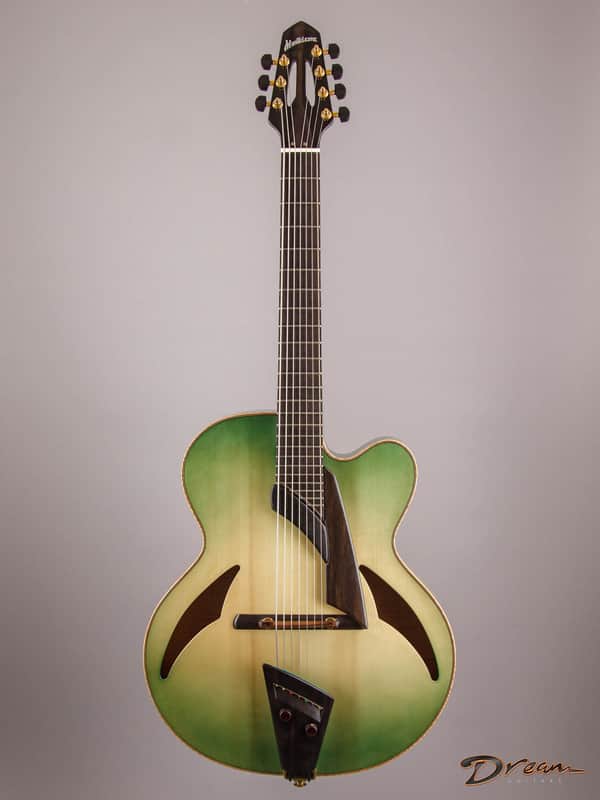 2001 Monteleone 7-String Radio Flyer Special, Maple/Spruce | Reverb