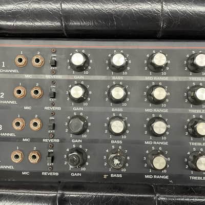Earth Sound Research Stage Master P.A. 2000 4-Channel 70's - Black Tuck & Roll image 3