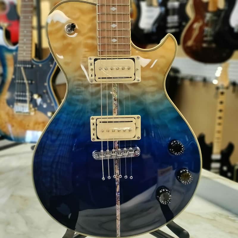 Michael Kelly Mod Shop Patriot Instinct - Blue Fade - Seymour Duncan image 1