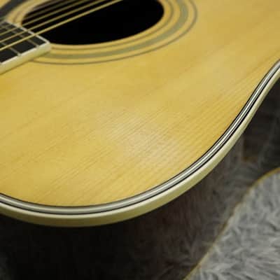 Vintage 1980's Yamaha FG-200D Orange Label Acoustic Guitar Made in Japan image 11