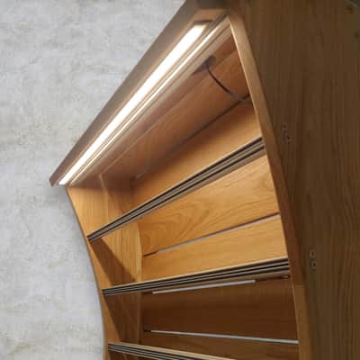 22U / 168hp Eurorack case MARIZILLA • Oak • Rails + Threaded strips / Unpowered image 9