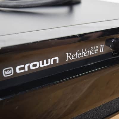 Crown Studio Reference II stereo power amplifier Excellent!-used amp for sale image 2