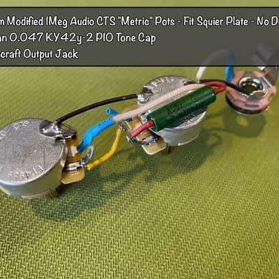 Squier Bass VI Wiring Harness - Also Fits Fender Japan Bass VI - CTS / Switchcraft - Made to Order image 5
