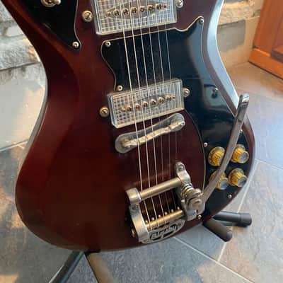 Kay  Montclair Apollo 1960's Mahogany Vintage Electric Guitar Bigsby image 4