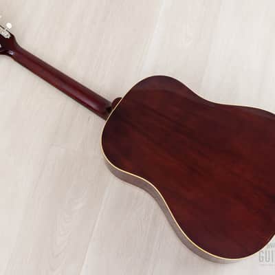 2009 Gibson J-45 ADJ Dreadnought Acoustic Guitar Transparent Orange w/ Case image 15