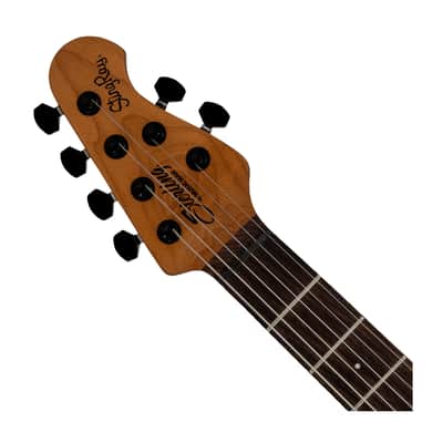 Sterling by Music Man Fluff Signature Stingray Guitar - Rula Thumb Red image 4