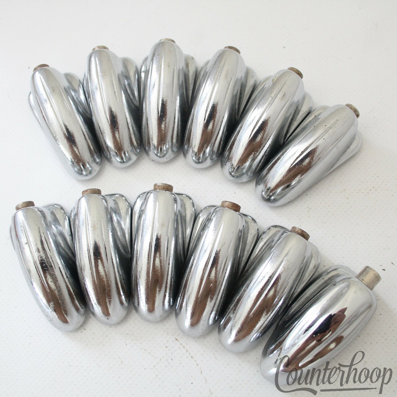 Pearl 12x Tom/Snare Drum Lugs Vintage 60s Japan Slingerland Sound King-Copy Set — main photograph