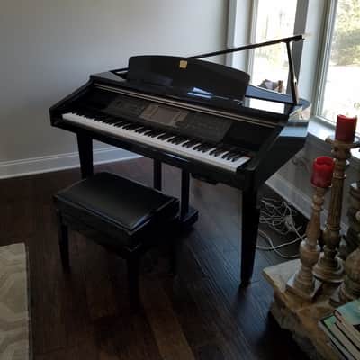 YAMAHA CLAVINOVA CVP900 2005 BLACK/LAQUER image 3