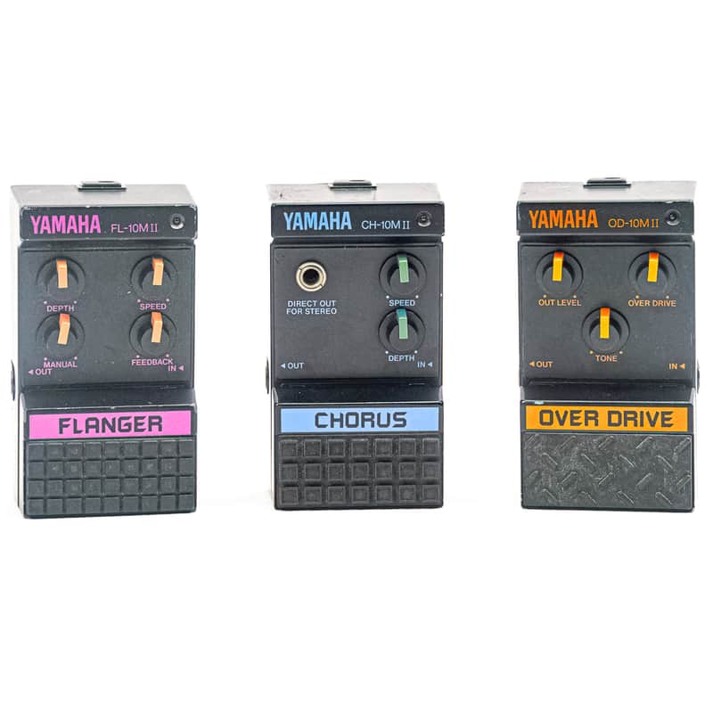 Yamaha Effect Pedals — FL-10MII Flanger, CH-10MII Chorus & OD-10MII Overdrive image 1
