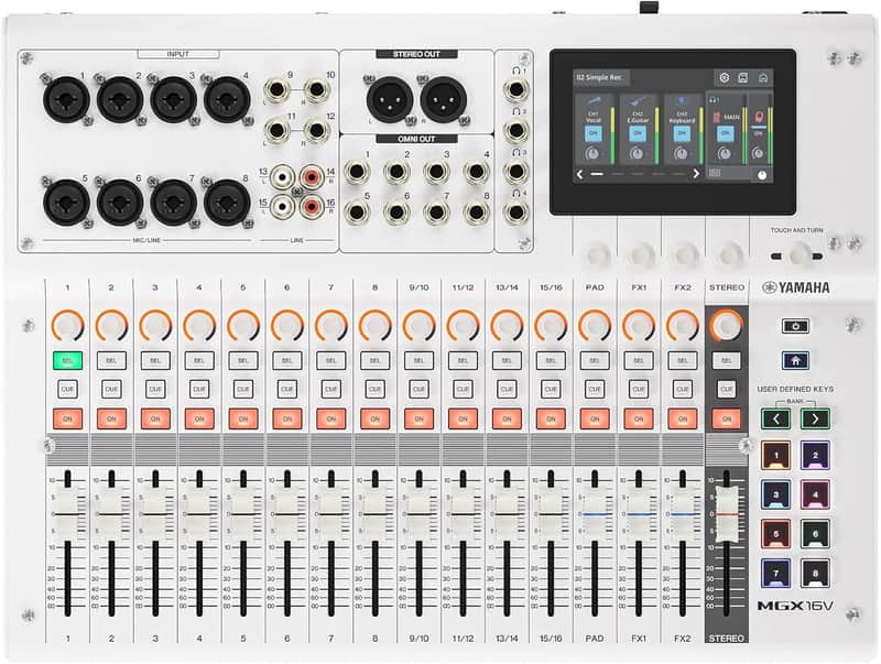 Yamaha MGX16V Digital Mixer - White image 1