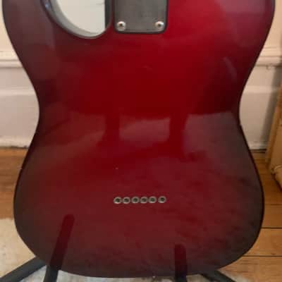1971  Fender Cunife Telecaster with Bigsby, Maple Fretboard, CuNife pup and GFS pup, Red/Natural image 5