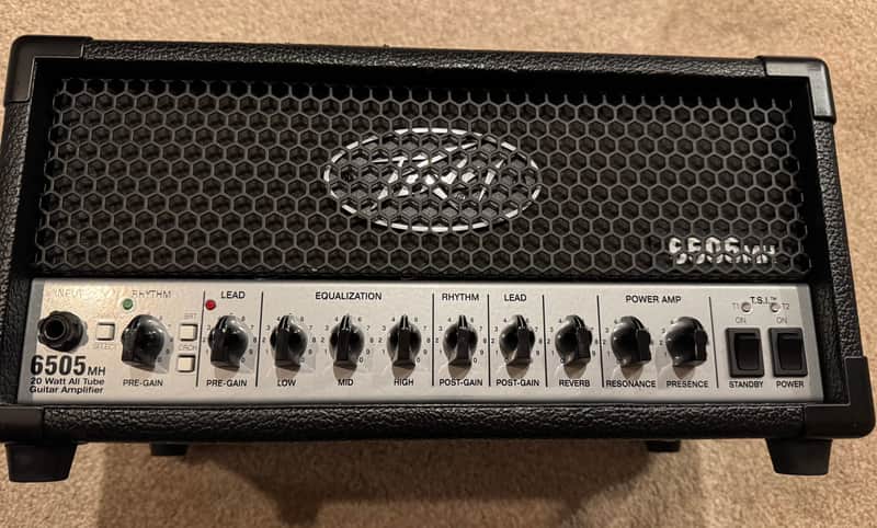 Peavey 6505 MH "Mini Head" 2-Channel 20-Watt Guitar Amp Head 2015 - Present - Black image 1