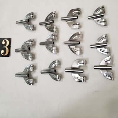 Generic Bass Drum Claws 85 In Total…1960s-1980s  - Chrome image 6