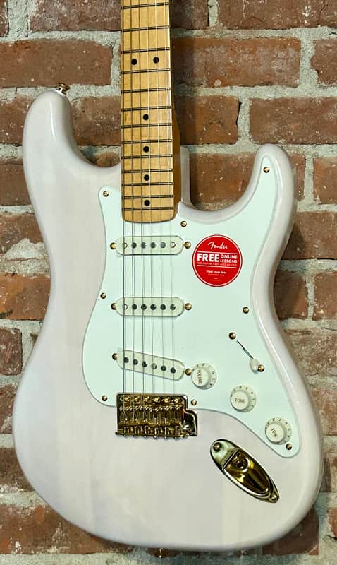New Squier FSR Classic Vibe '50s Stratocaster - White Blonde with Gold Hardware, Support Local Biz, Shop Here! image 1