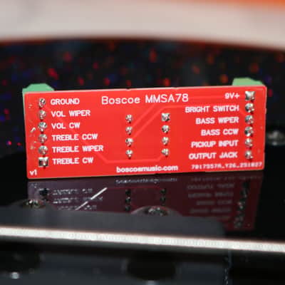 Boscoe MMSA78 - Music Man Sabre Bass Preamp Replica image 3