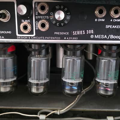 Mesa Boogie Mark IIB Coliseum 300 Series 1980-1983 USA Vintage 180w 180 Watt Simul-Class American Tube Guitar Amplifier Amp Head MK 2 MK2 MKII MKIIB MK2b II B RARE image 8