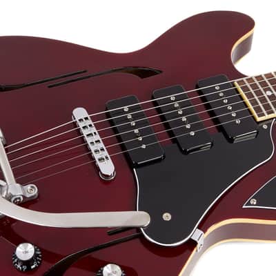 Used Yamaha SA503 TVL Troy Van Leeuwen Signature Electric Guitar Cherry image 9