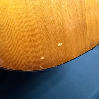 Vintage 1970's Gibson J-40 Dreadnought Acoustic Guitar Natural w/ Case image 8