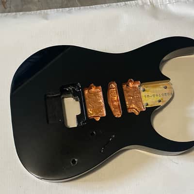 2008 Japan Ibanez RG2570z Prestige Refinished Black Guitar Body Edge Zero ZPS3 Ready image 3