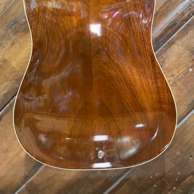 1980 Gibson J-55 Dreadnought Acoustic Guitar, Natural image 10
