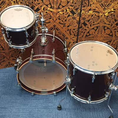 Sonor SQ2 Series Jazz Bop Shell Pack – Maple Shells in ‘Red Wine Dunes’ – Ex Rob Brian image 13