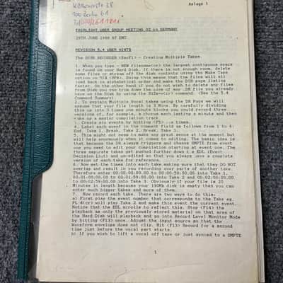 Original Fairlight CMI Series III Documentation series III 1983-1989 image 6