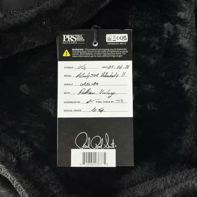 PRS McCarty 594 Hollowbody II 10 Top / Back Aurora Borealis w/case image 13