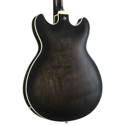 Ibanez Artcore AS53-TKF Transparent Black Flat - Semi Acoustic Guitar image 9