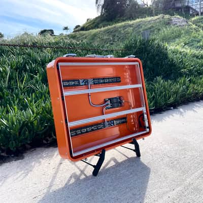 BPNYC ZERO Halliburton Eurorack Modular Travel Case 9U 96hp "ORANGE" image 6