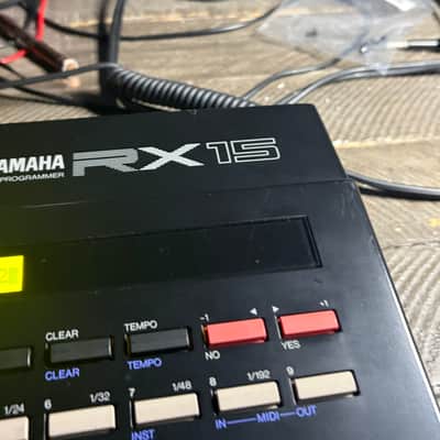 Yamaha RX15 Digital Rhythm Programmer 1980s - Black - MODDED - SERVICED image 17