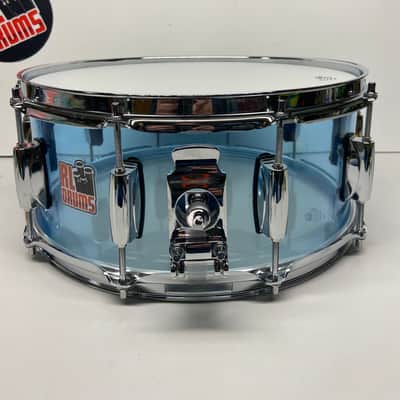 RL Drums RL14x6. 2022 Fluorescent blue acrylic image 1