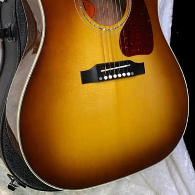 NEW! Gibson Custom Shop J-45 Koa Carpathian Spruce Acoustic-Electric Guitar - Honeyburst - Authorized Dealer - 4.4lbs - G06396 image 7
