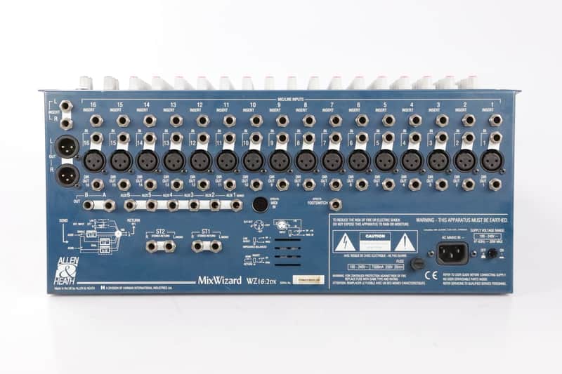 Allen & Heath MixWizard WZ 16:2DX 16-Input Mixer with Dual | Reverb