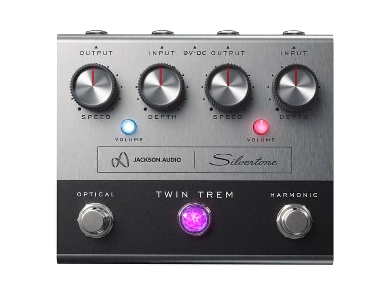 "NEW" Jackson Audio  1484 Twin Trem Tremolo Pedal Black/Silver, In Stock Ships Ultra Fast ! image 1