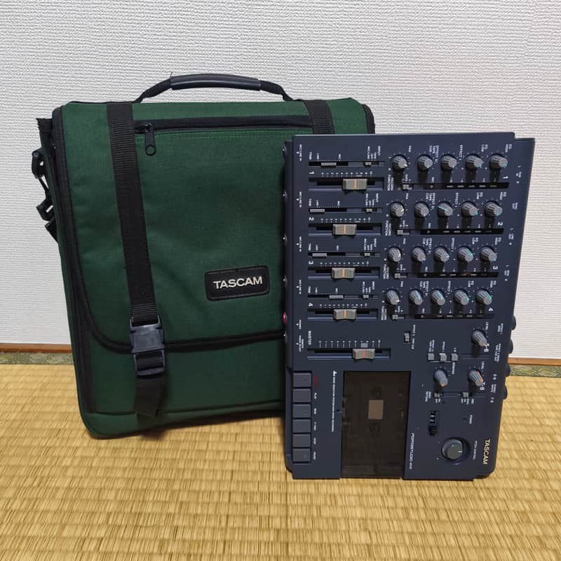 TASCAM Portastudio 414 4-Track Cassette Recorder 1980s - Gray image 1
