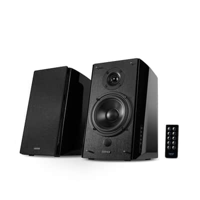 Edifier R2000DB Powered Bluetooth Bookshelf Speakers - Optical Input - Black (Certified Refurbished) image 1