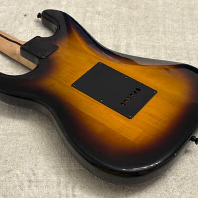 2014 Squier Bullet Stratocaster HH Tremolo Black Hardware Rosewood Fretboard image 13