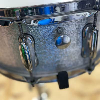 Walker Custom Drums 14x5.5 Silver Sparkle Snare Drum - VIDEO image 6