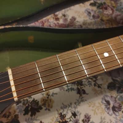 all-original 1943 Harmony Melody Ranch Gene Autry parlor acoustic vintage western cowboy guitar, parlour image 12