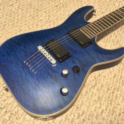 Schecter C-1 Platinum Diamond Series Electric Guitar MIK Midnight Blue Satin MINT! image 14